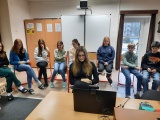 Video meeting s našimi francouzskými partnery z College Antoine Delafont