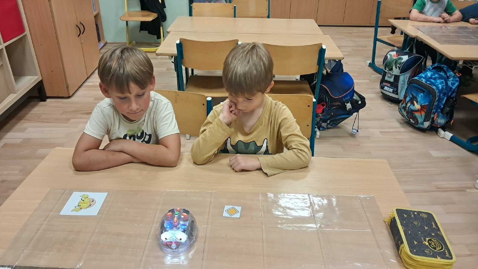 Prvňáčci objevovali svět Blue-Botů