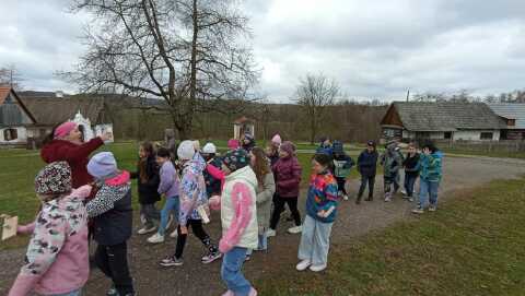 Třeťáci ve skanzenu