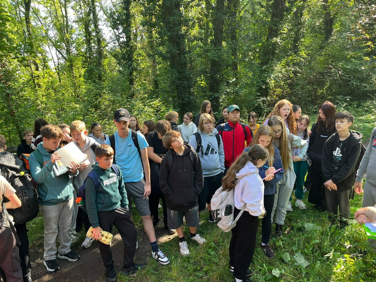 Botanická vycházka osmého ročníku